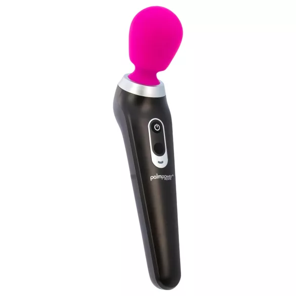 PalmPower Extreme Wand - ladattava hierontavibraattori - pinkki/musta