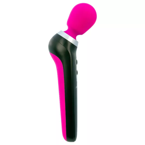 PalmPower Extreme Wand - ladattava hierontavibraattori - pinkki/musta