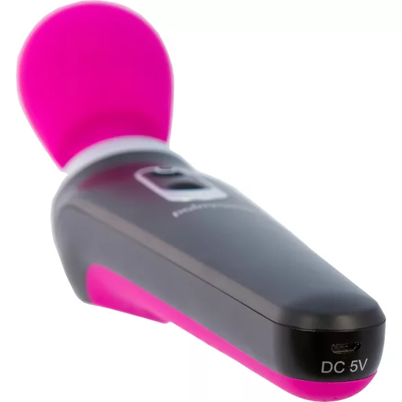 PalmPower Extreme Wand - ladattava hierontavibraattori - pinkki/musta
