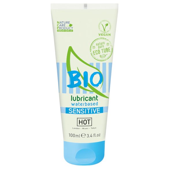 HOT Bio Sensitive - vegaani vesipohjainen liukuvoide (100 ml)