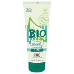 HOT Bio - vesipohjainen liukuvoide ja hierontageeli - 200 ml