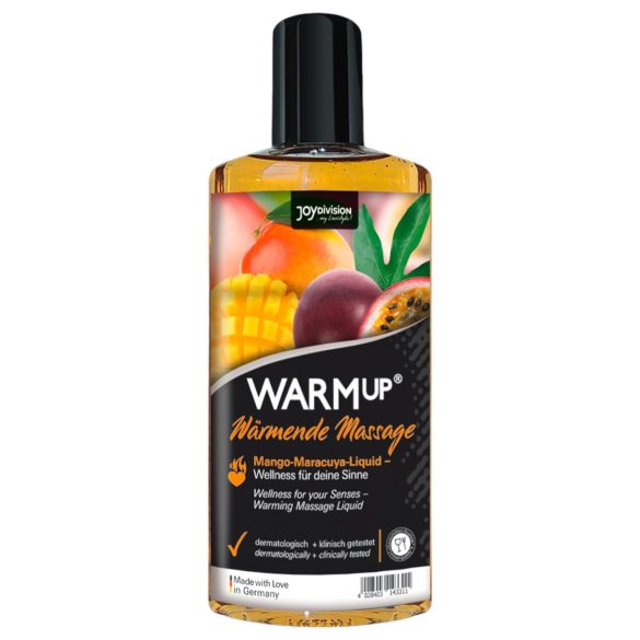 JoyDivision WARMup - Lämmittävä hierontaöljy - mango-passionhedelmä (150ml)