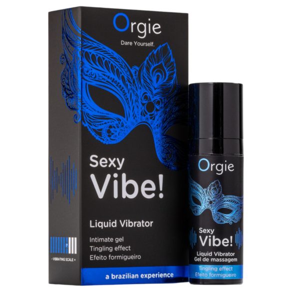 Orgie Sexy Vibe Liquid - unisex nestemäinen vibraattori (15ml)