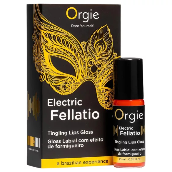 Orgie Electric Fellation - kihelmöivä huulikiilto (10 ml)