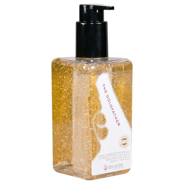 mystim sähköseksiin tarkoitetut liukuvoiteet - 23k kultaa (250ml)