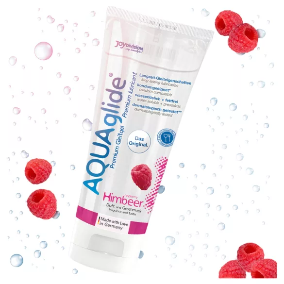 AQUAglide - vesipohjainen liukuvoide - vadelma (100 ml)