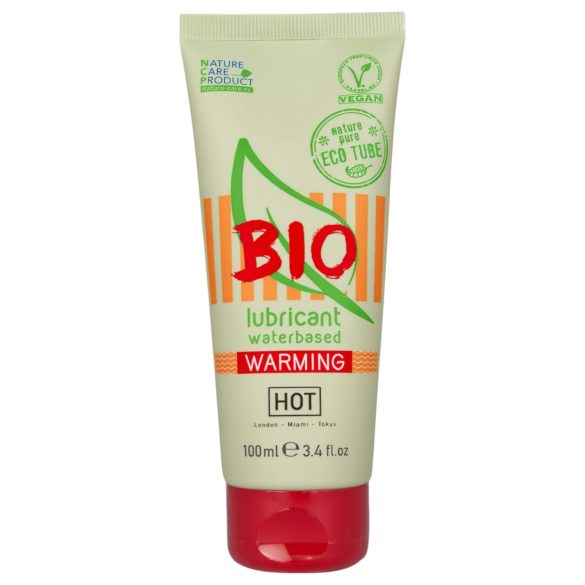HOT BIO Warming - lämmittävä vegaaninen liukuvoide (100 ml)