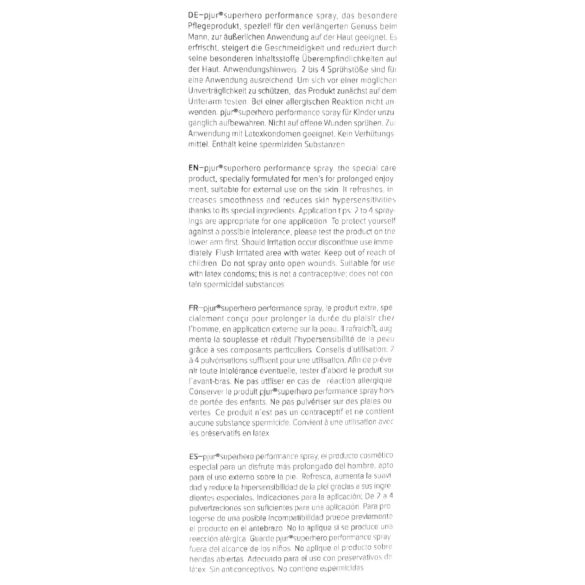 Pjur - viivästysgeeli miehille - orgasmin esto - 20ml