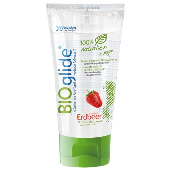 BIOglide - vesipohjainen liukuvoide - mansikka (80 ml)