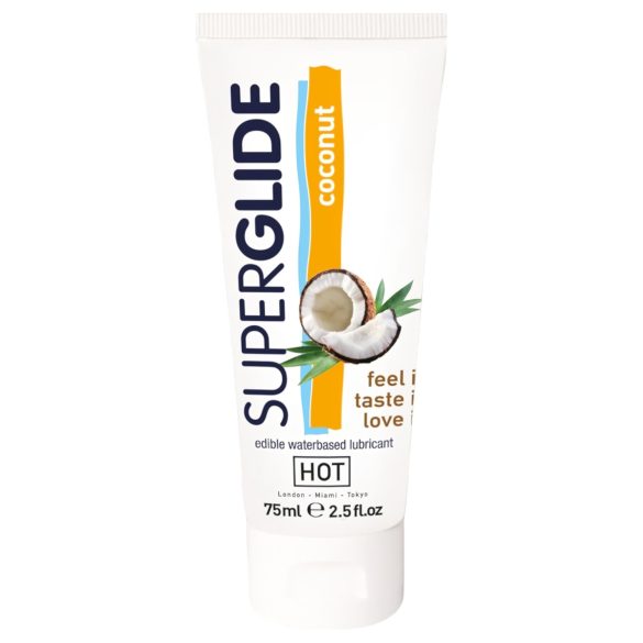 HOT Superglide Kookos - syötävä liukuvoide (75ml)