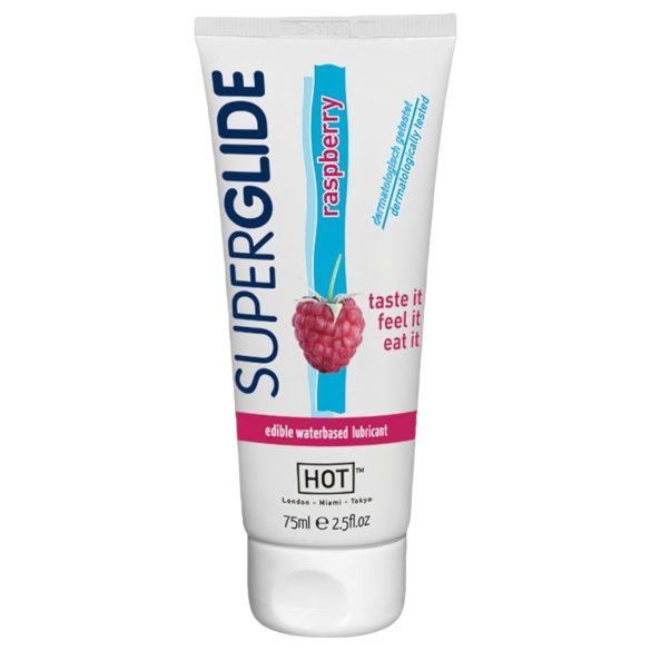 HOT Superglide - syötävä liukuvoide - vadelma - 75 ml