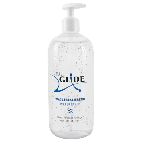 Just Glide - Vesipohjainen Liukuvoide (500 ml)