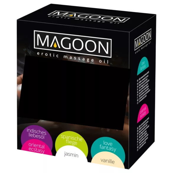 Magoon - hierontaöljysetti - 6 x 100 ml