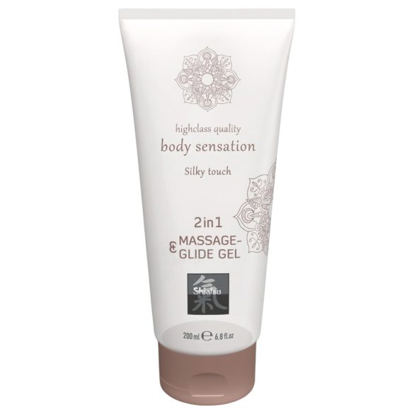 Shiatsu 2in1 Silky touch - silkkinen hierontalubrikantti (200ml)