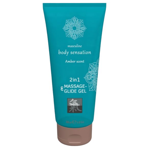 Shiatsu 2in1 Amber Tuoksu - hierontaöljy - meripihka (200ml)