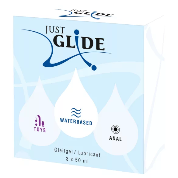 Just Glide - liukuvoidesetti - 3 x 50 ml