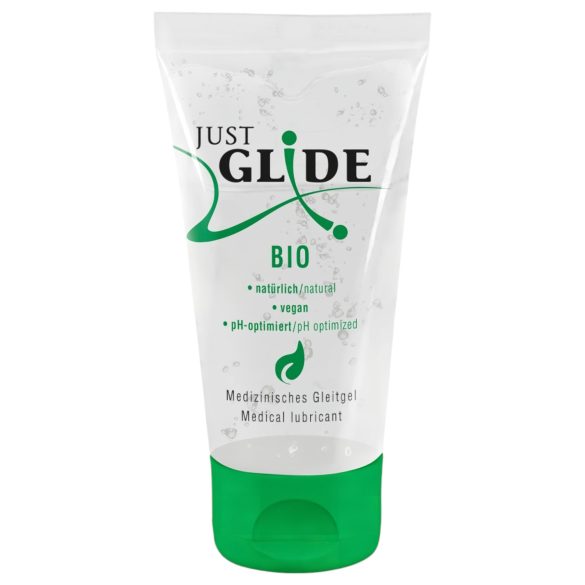 Just Glide Bio - vesipohjainen vegaaninen liukuvoide (50 ml)