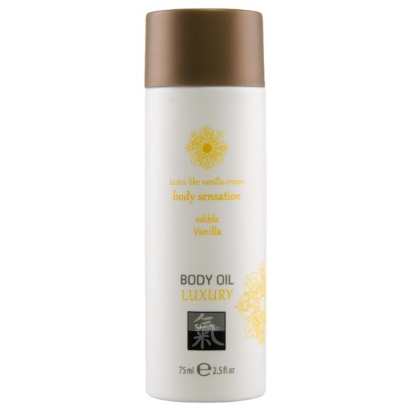 Shiatsu Luxury - Syötävä hierontaöljy - Vanilja (75 ml)