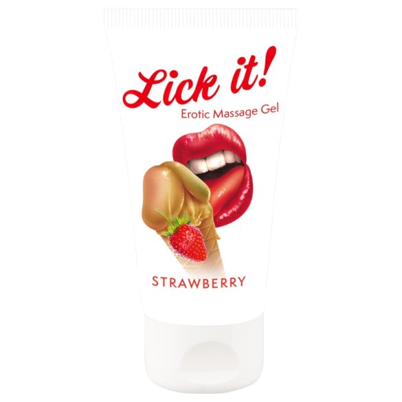 Lick it! - syötävä liukuvoide - mansikka - 50ml