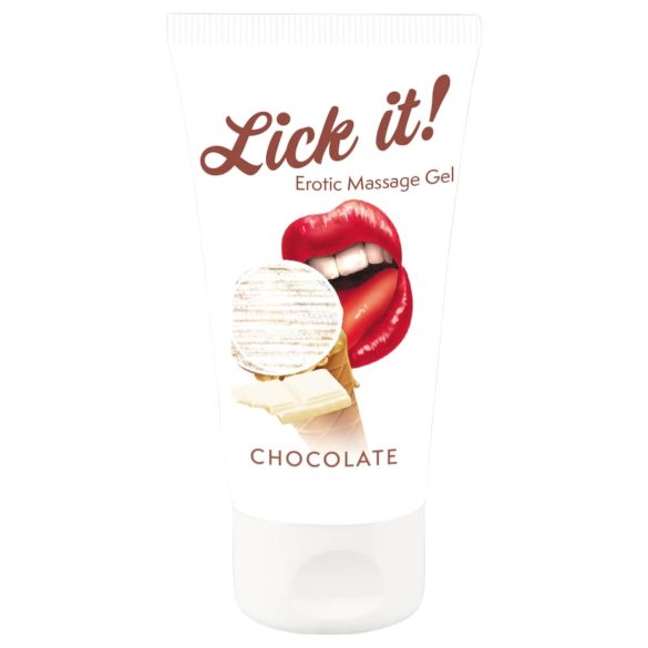 Lick it! - 2in1 syötävä liukuvoide - valkosuklaa (50 ml)