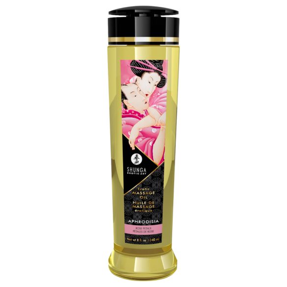 Shunga - hierontaöljy - ruusu (240ml)