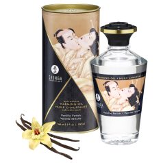Shunga - lämmittävä hierontaöljy - vanilja - 100ml