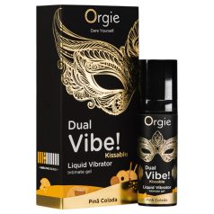   Orgie Dual Vibe! - nestemäinen vibraattori - pina colada - 15 ml