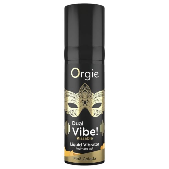Orgie Dual Vibe! - nestemäinen vibraattori - Pina Colada (15 ml)