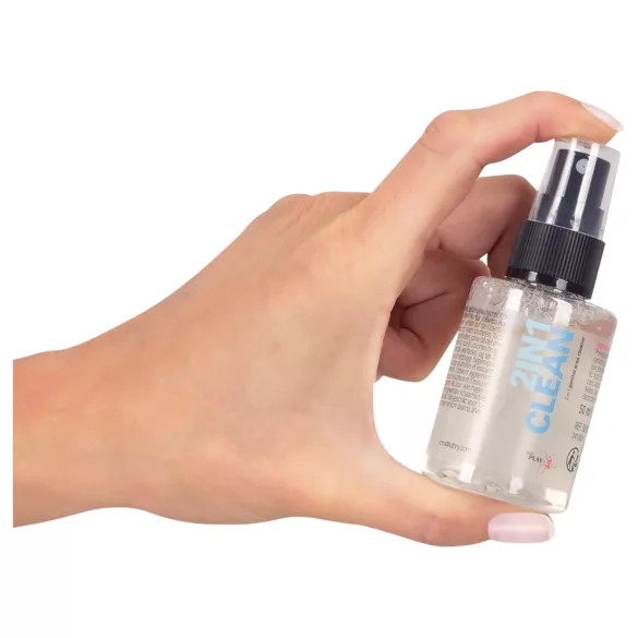 Just Play 2in1 Clean - intiimi- ja tuotepuhdistussuihke (50ml)