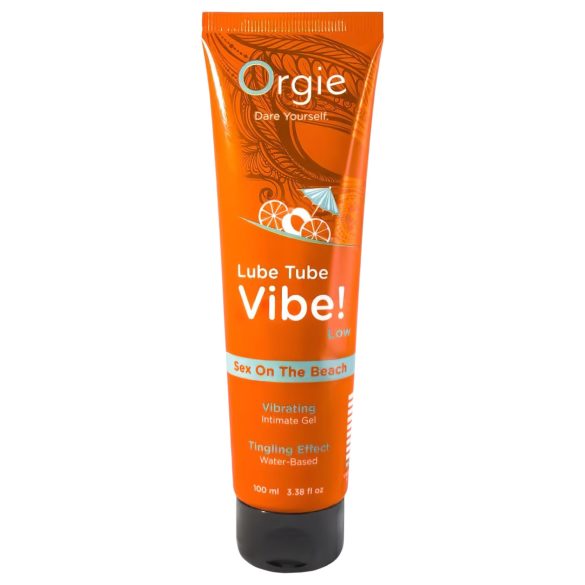 Orgie Lube Tube - kihelmöivä intiimigeeli - Sex on the Beach (100 ml)