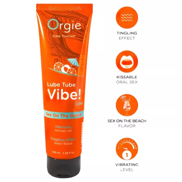 Orgie Lube Tube - kiihottava liukuvoide - Sex on the Beach - 100 ml