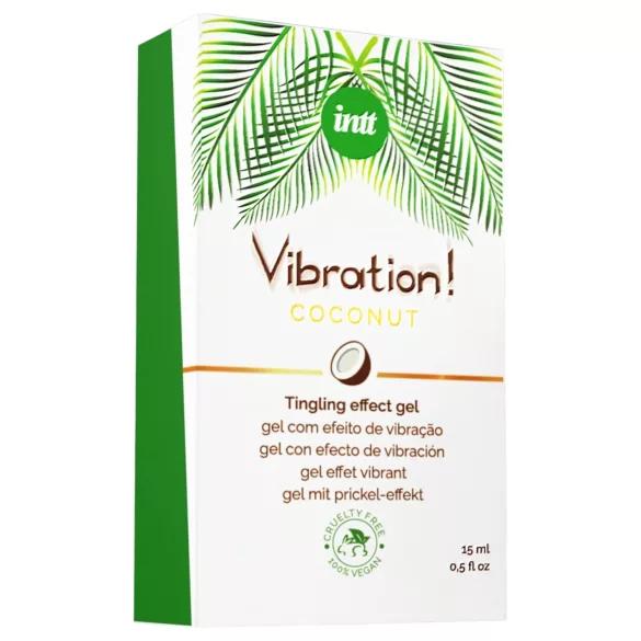 Intt Vibration! - nestemäinen vibraattori - kookos (15ml)
