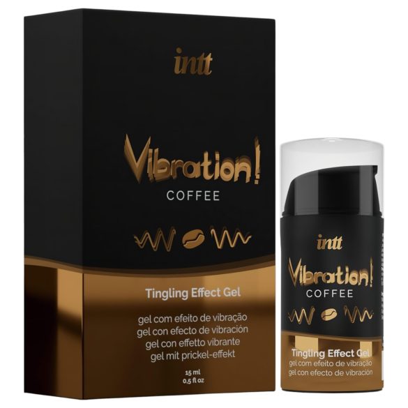 Intt Vibration! - nestemäinen vibraattori - kahvi - 15ml