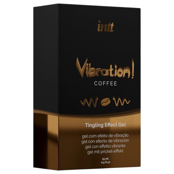 Intt Vibration! - nestemäinen vibraattori - kahvi - 15ml