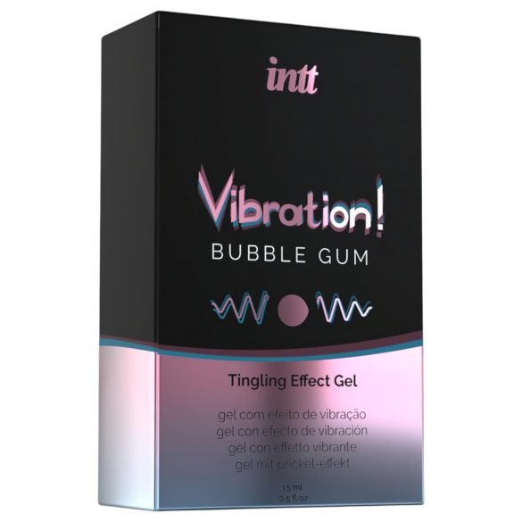 Intt Vibration! - nestemäinen vibraattori - purukumin maku - 15 ml