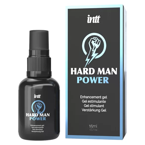 Intt Hard Man Power - miesten stimulointigeeli - 15 ml