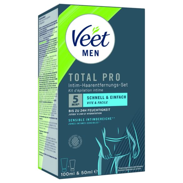 Veet - intiimialueen karvanpoistovoide ja balsami miehille (100 ml + 50 ml)