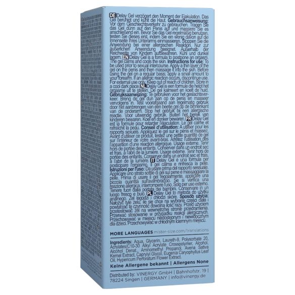 Mister Size - viivästyttävä geeli miehille - 50ml