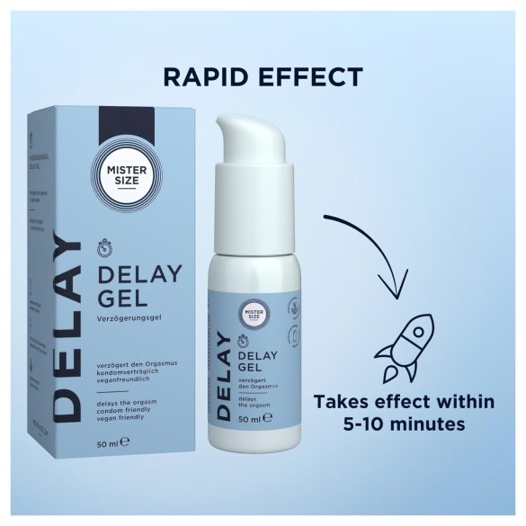 Mister Size - viivästyttävä geeli miehille - 50ml