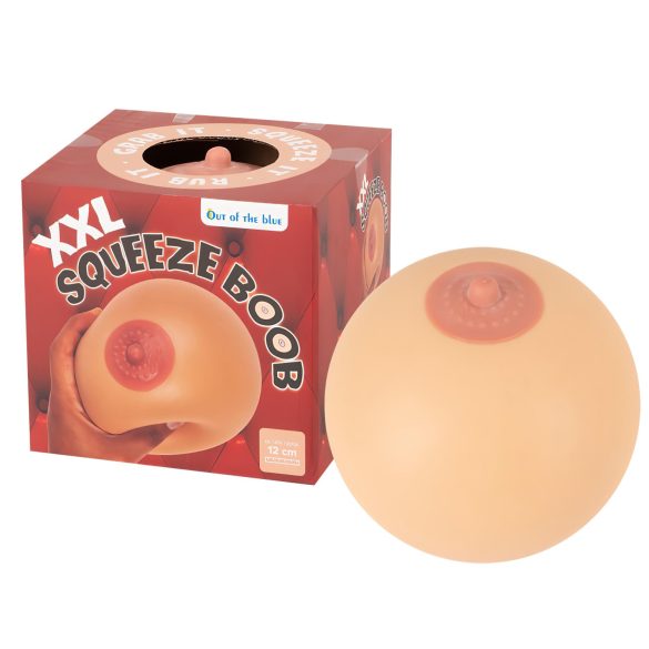 XXL Stressipallo - Rinnat (naturaalinen)
