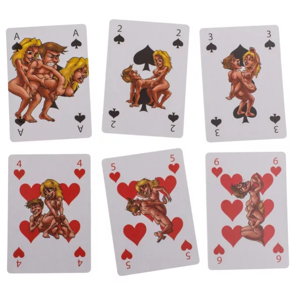 Kama Sutra - hauskat peli kortit - 54 kpl