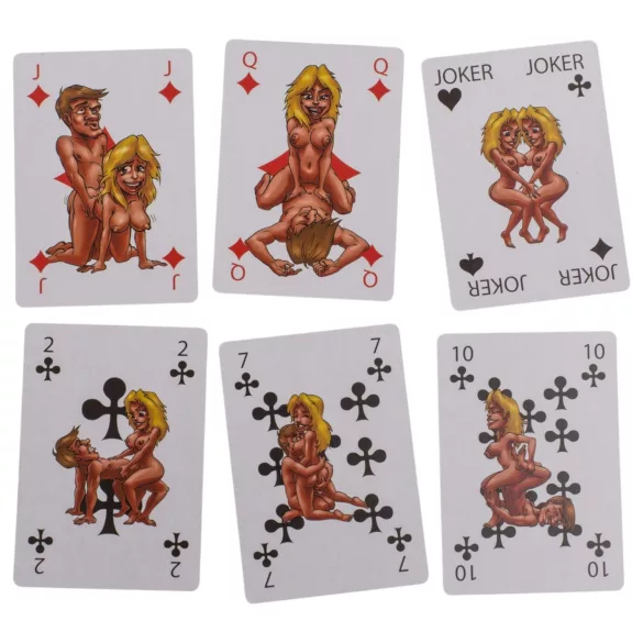 Kama Sutra - hauskat peli kortit - 54 kpl