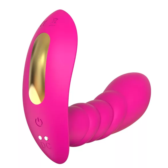 Sunfo - Sovelluksella ohjattava puettava vibraattori (pinkki)