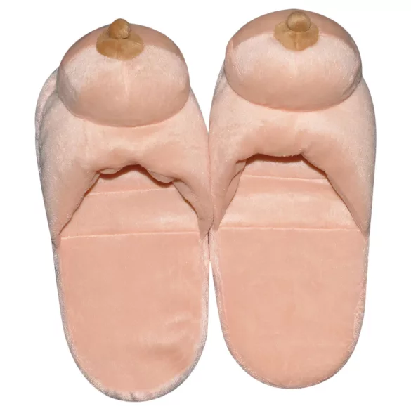 Pehmo - tossut - rintojen muotoiset - beige