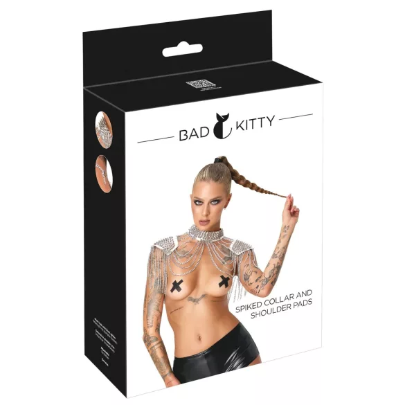 Bad Kitty - ketjuolka­koriste (hopea)