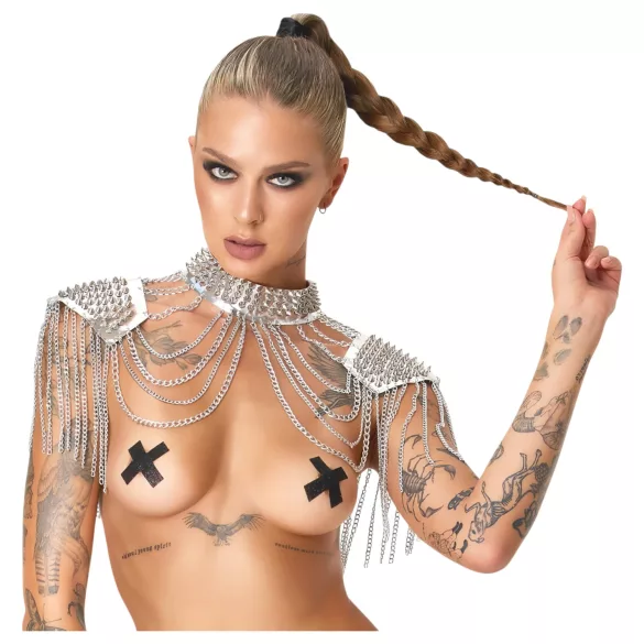 Bad Kitty - ketjuolka­koriste (hopea)