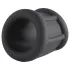 Pulselock Cocktura - uritettu silikoninen penisrengas (musta) - 30 mm