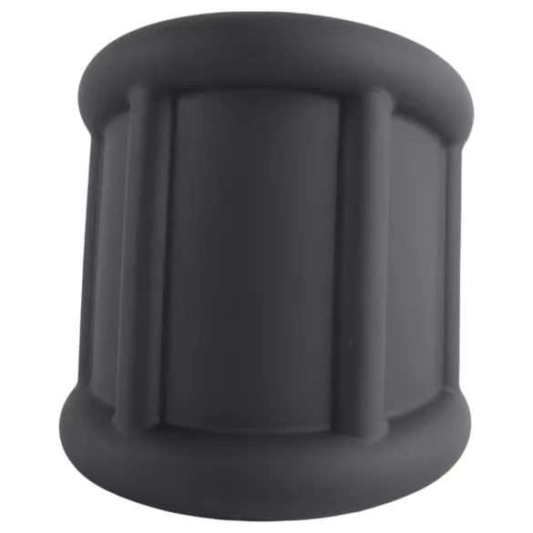 Pulselock Cocktura - uritettu silikoninen penisrengas (musta) - 30 mm