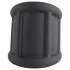 Pulselock Cocktura - uritettu silikoninen penisrengas (musta) - 30 mm
