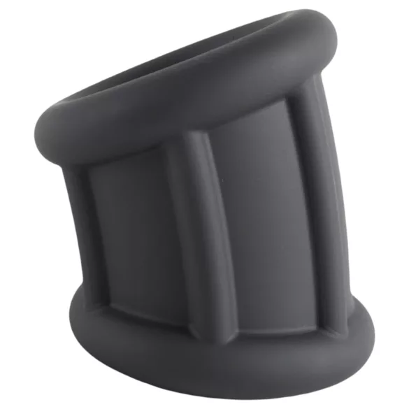 Pulselock Cocktura - uritettu silikoninen penisrengas (musta) - 30 mm